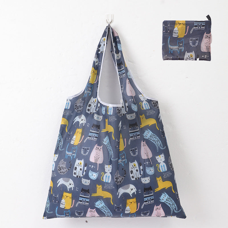 【Local Ready Stock】Reusable Foldable Recycle Shopping Bags | Recyclable Grocery Tote | Eco-Friendly | Washable |