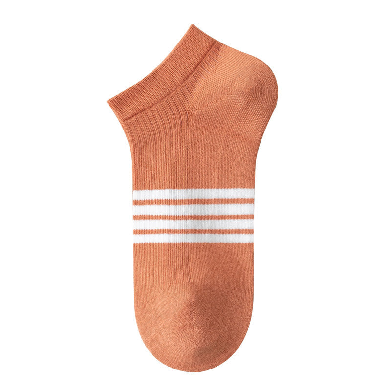 [Local Ready Stock] Women's seamless cotton socks Invisible Low cut Ice Silk Non-slip | Cotton boat | Ankle socks