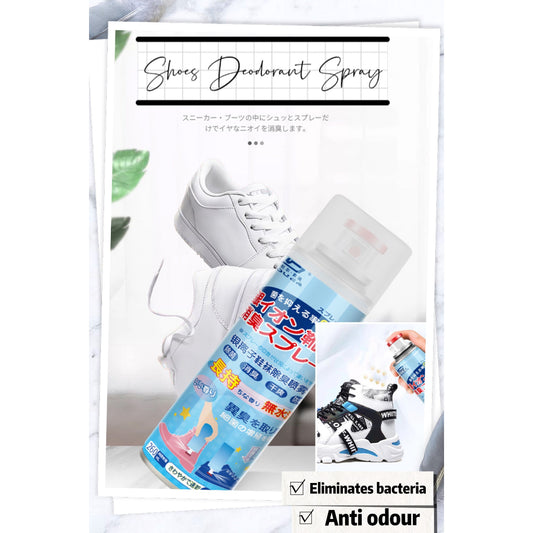 【Local Ready Stock】Shoe Deodorant Spray/ Shoe odor removal/ Deodorizer / Antibacterial / Shoe Refresher / Silver Ion