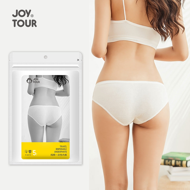 【Local Ready Stock】Disposable Cotton Women's  Panties | 5 pcs | Comfortable | Convenience |  Hygiene |