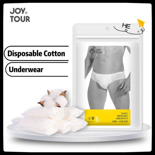 【Local Ready Stock】Disposable Cotton Men's  Underwear | 5 pcs | Comfortable | Convenience |